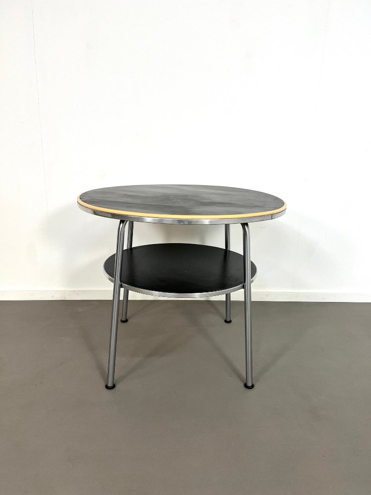 Mid-Century Gispen 503 round side table by W.H.Gispen 1954