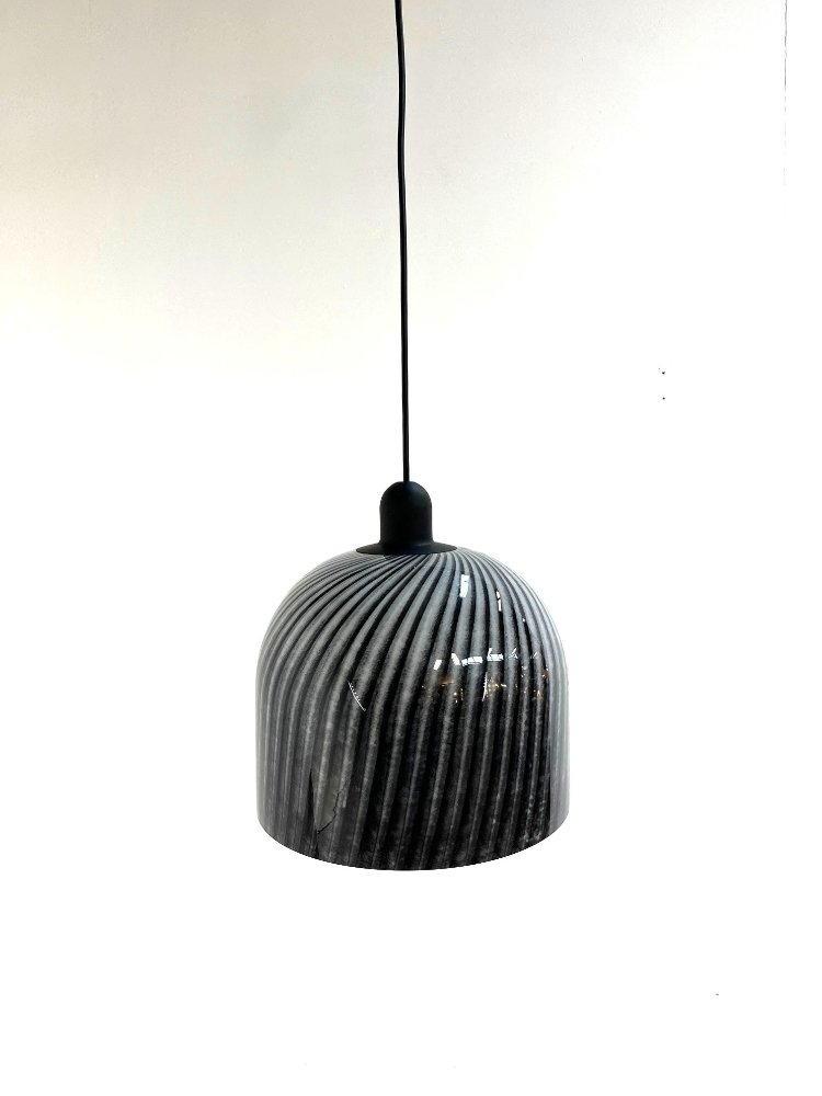 Mid-Century glass pendant lamp by Peill and Putzler Germany, 1970s