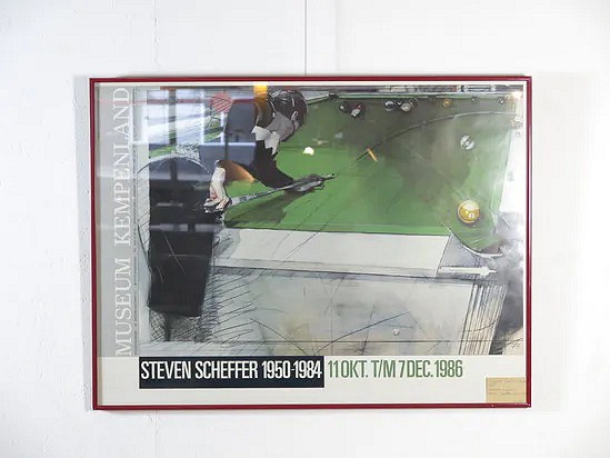 Retrospective exhibition poster Steven Scheffer - Museum Kempenland