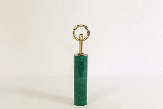 Mid-Century modern lacquered goatskin bottle opener 1960s - Aldo Tura