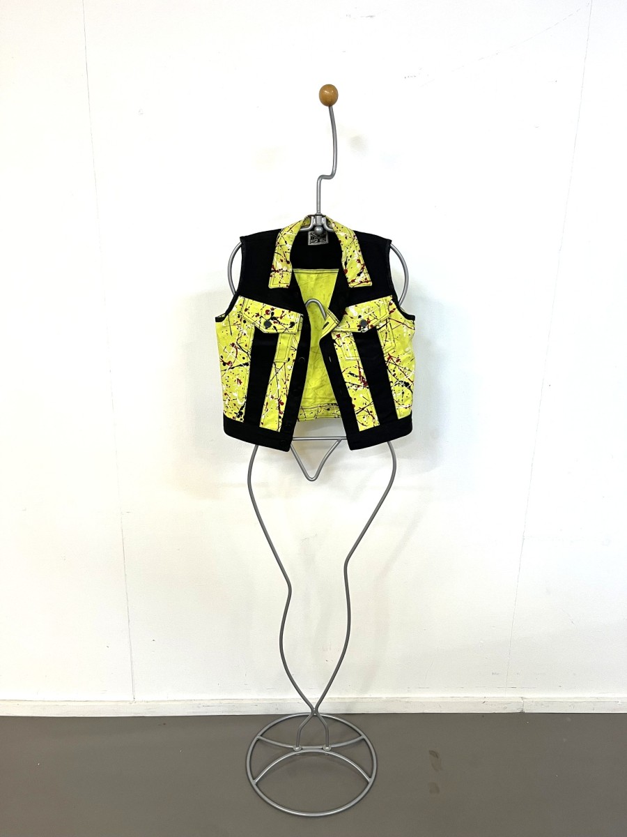 Original punk vest by Modzart London 1980s