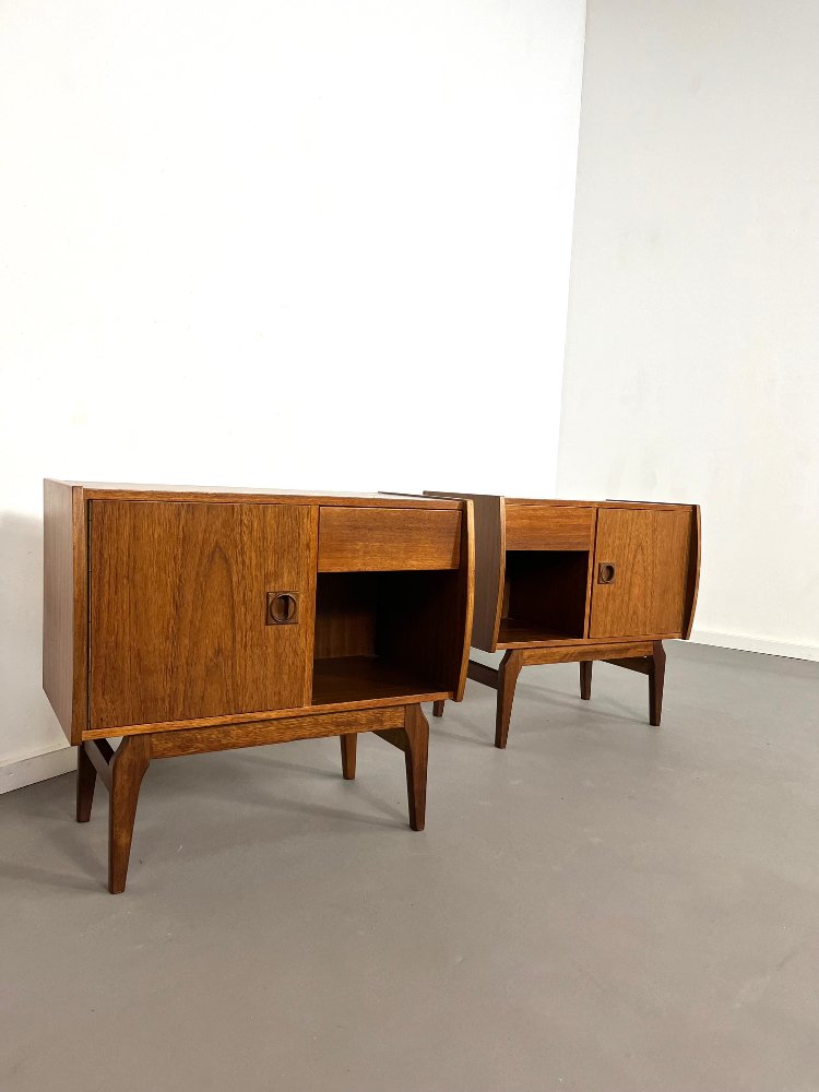 Mid-Century Swedish teak nightstands 1960s