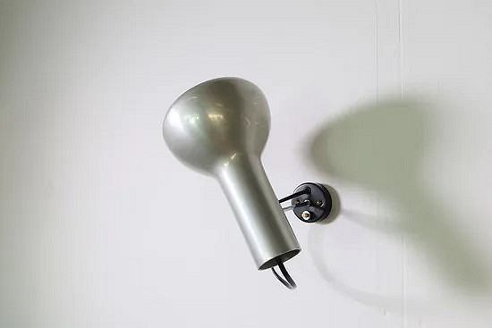 Arteluce Aluminum wall lamp- model 7 - Gino Sarfatti