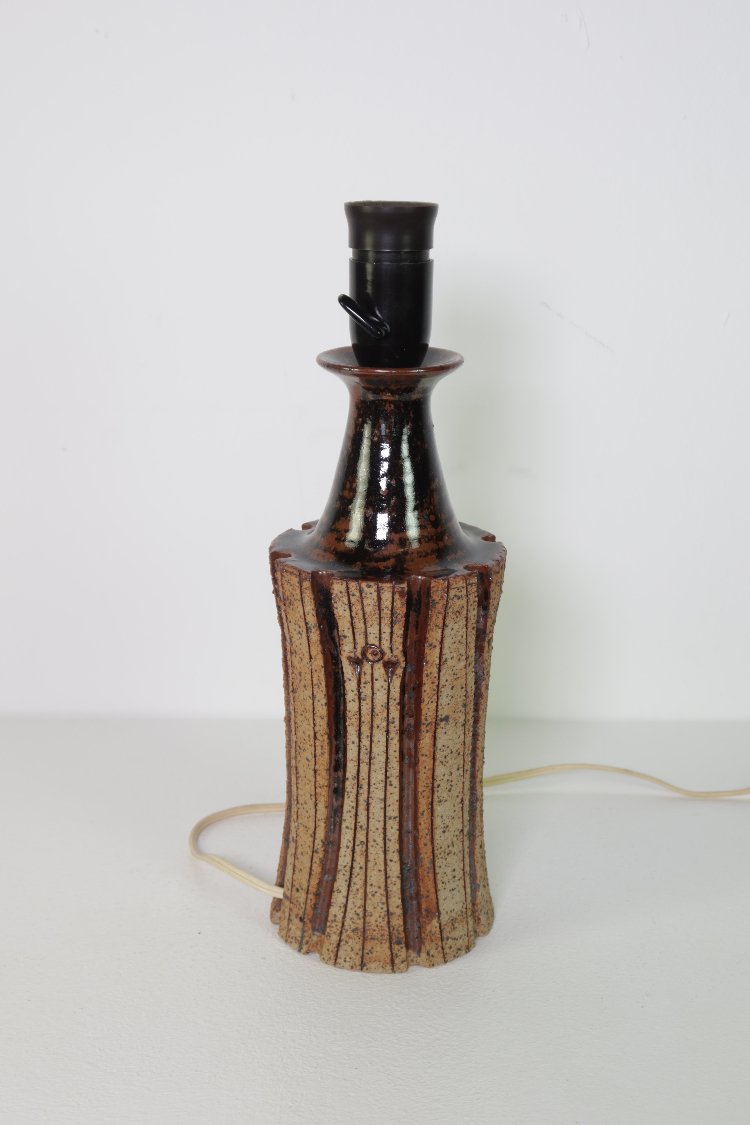 Mid-Century modern Danish ceramic lamp base - Tue Poulsen