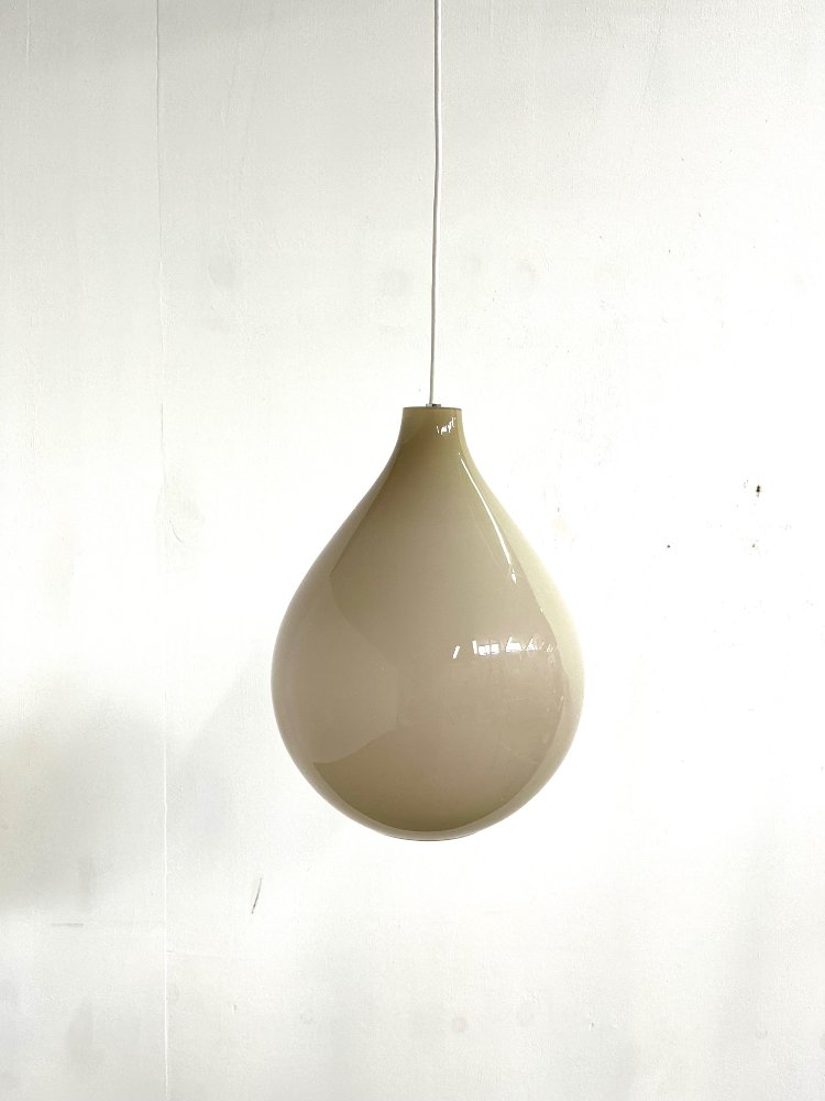 20th-century Scandinavian opaline pendant lamp 1960s