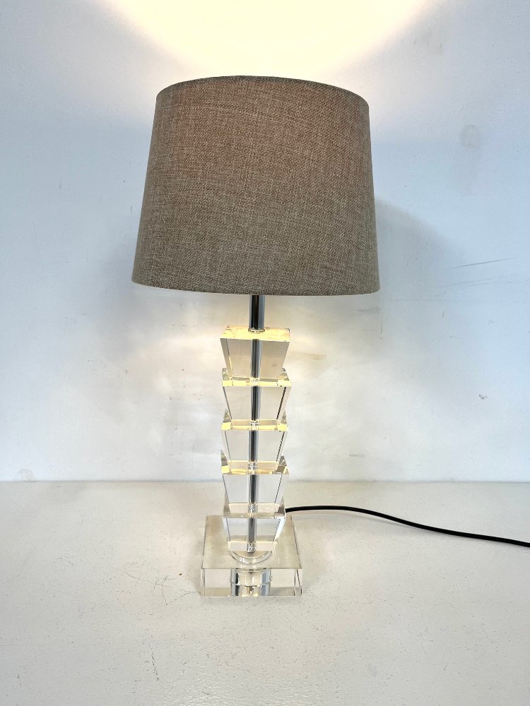 20th-century Italian Murano glass table lamp 1980s