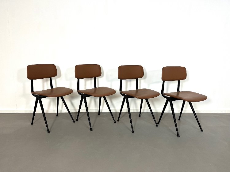 20th Century Result chairs by Friso Kramer for Ahrend de Cirkel 1975