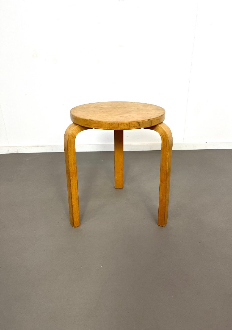 20th Century stool 60 by Alvar Aalto for Artek Finland 1970s