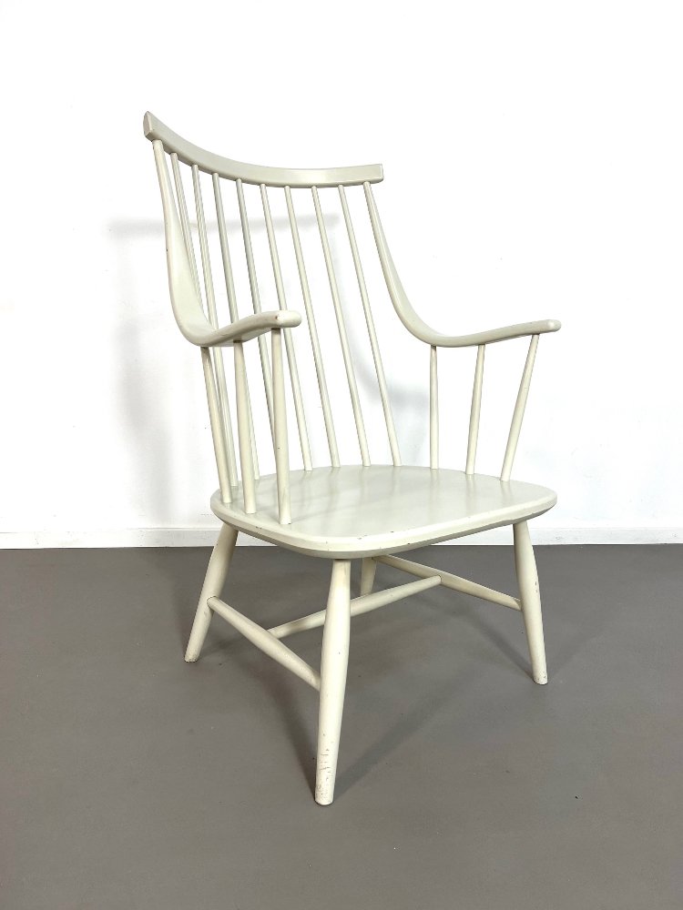 20th-Century Grandessa spindle back armchair by Lena Larsson for Nesto Sweden 1960s