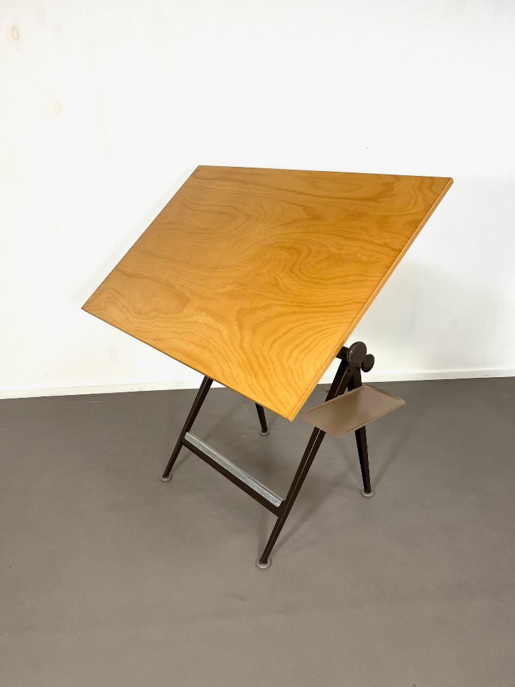 20th Century XL Reply drafting table by Friso Kramer and Wim Rietveld for Ahrend/de Cirkel 1956
