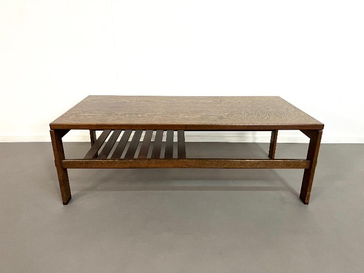 20th Century Dutch design wengé coffee table 1960s