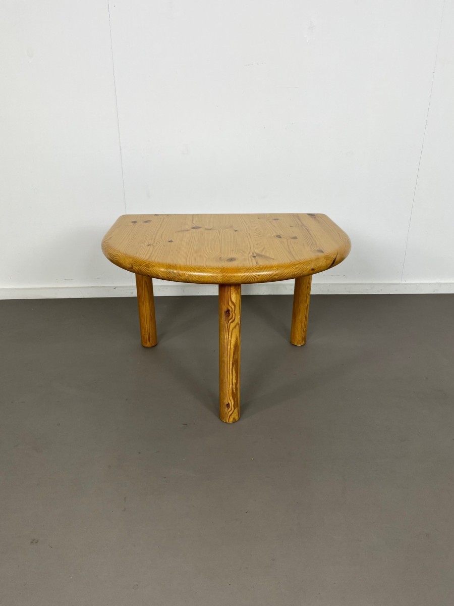 Solid pine coffee table by Rainer Daumiller for Hirtshals Sawaerk Denmark, 1970s