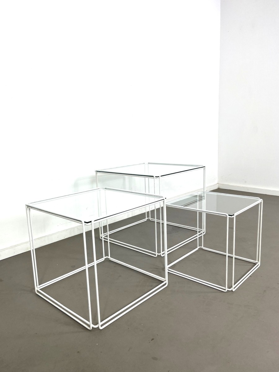 Isocele nesting tables by Max Sauze for Atrow, France 1970s
